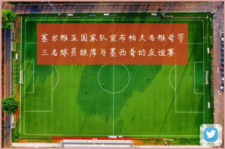 塞尔维亚国家队宣布帕夫洛维奇等三名球员缺席与墨西哥的友谊赛